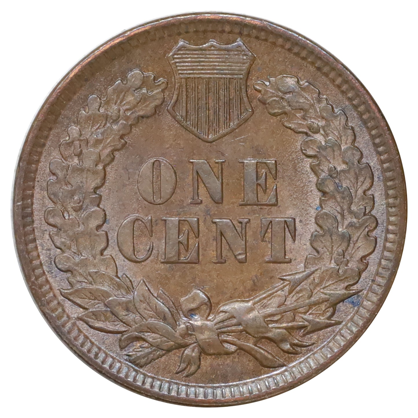 1896 USA Cent Brilliant Uncirculated (MS63) Lustrous Brown