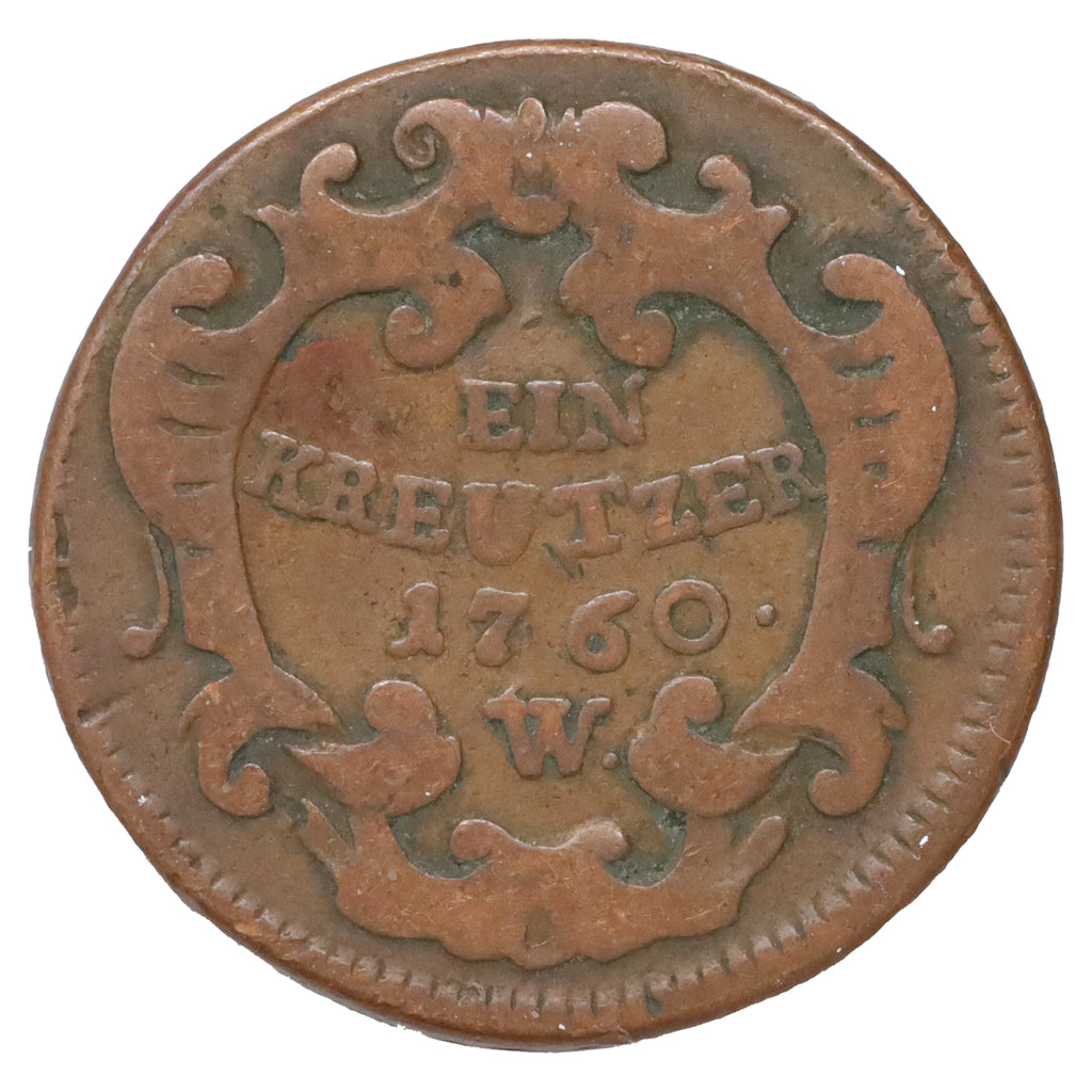 Austria 1760 Franz I 1 Kreuzer (DOD)