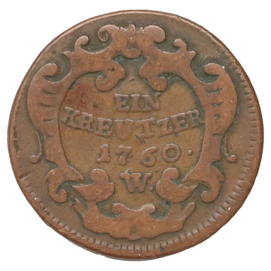 Austria 1760 Franz I 1 Kreuzer (DOD)