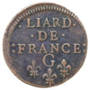 France 1657 B Louis XIV Juvenile Bust 1 Liard (DOD)