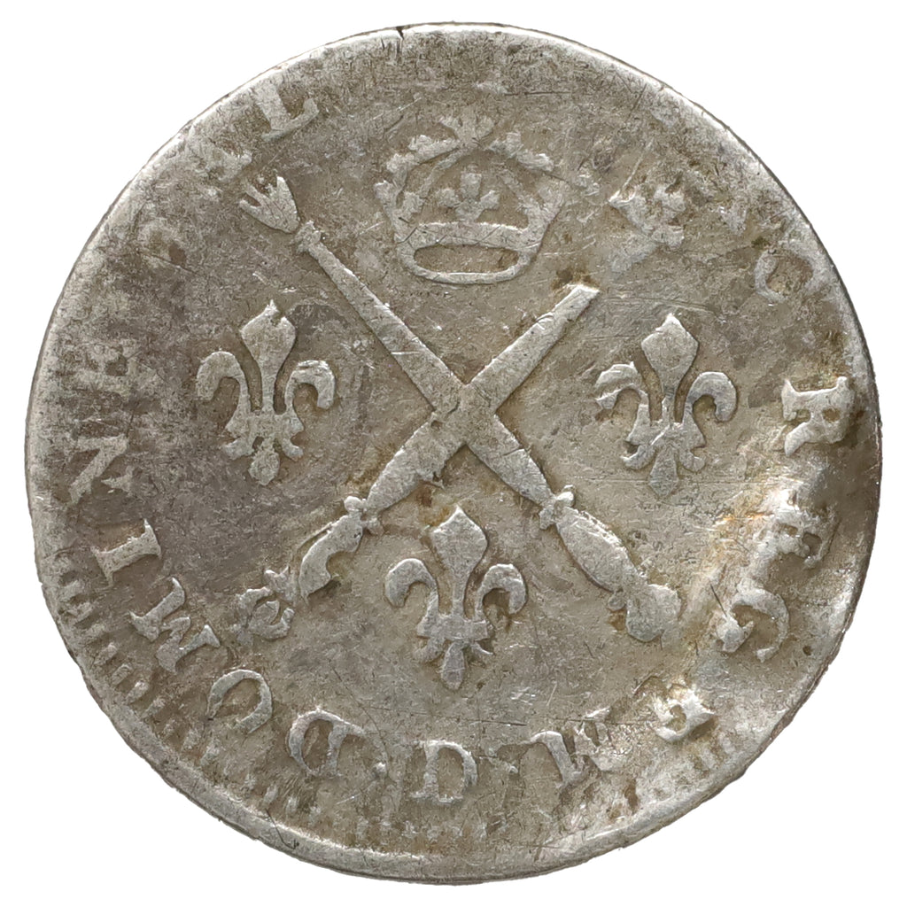 France 1702 D Louis XIV 5 Sols (DOD)