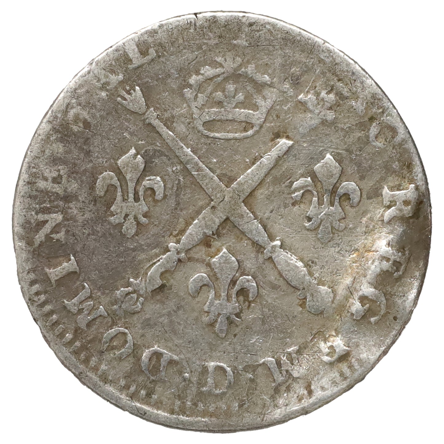 France 1702 D Louis XIV 5 Sols (DOD)