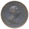 Great Britain 1799 George III Halfpenny Extra Fine (EF40) DOD
