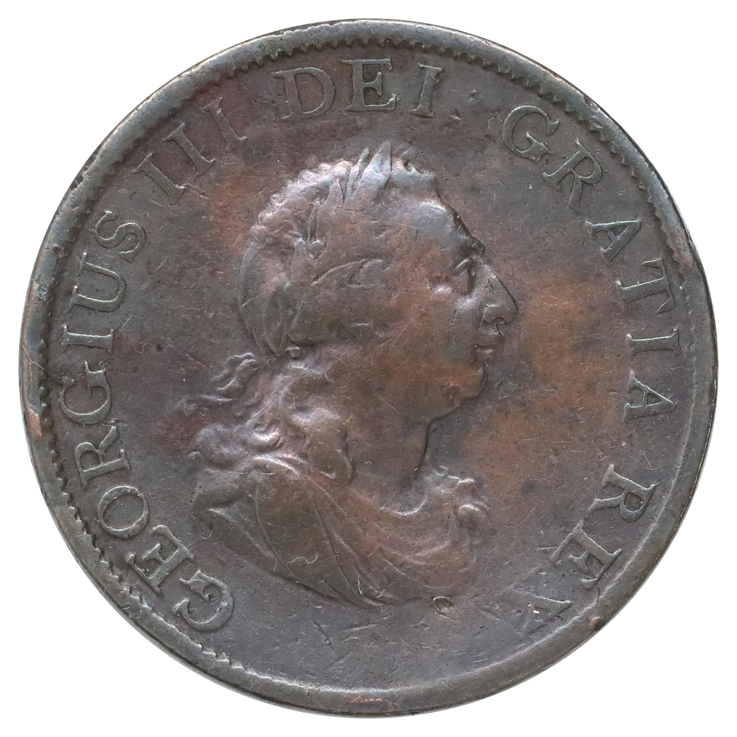 Great Britain 1799 George III 1 Penny Extra Fine (EF40) DOD