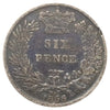 Great Britain 1866 Sixpence Good (G4) Scratched, marks, or impaired