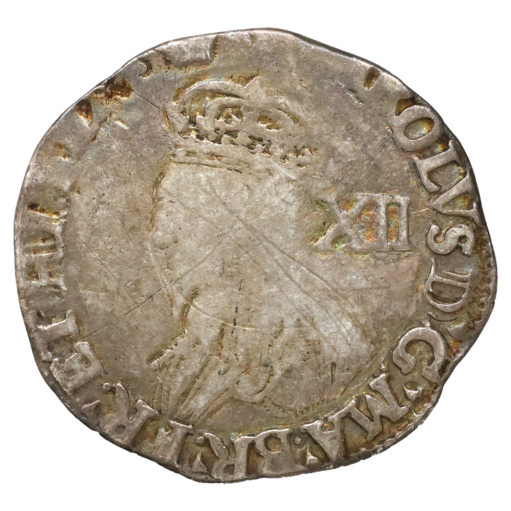Great Britain 1625-1642 Charles I Shilling Very Good (VG8) Scratched, marks, or impaired
