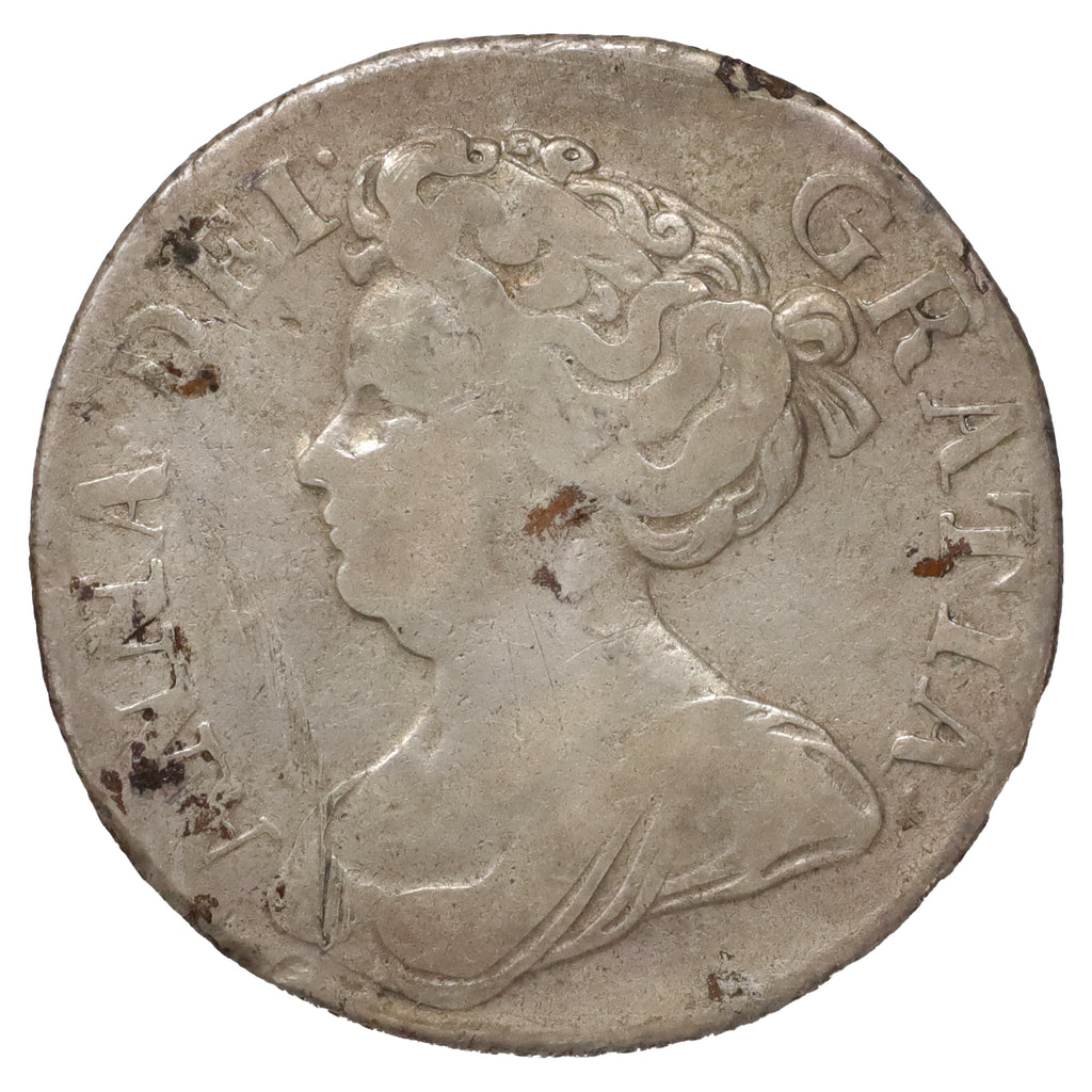 Great Britain 1711 Anne Shilling VF-EF (VF30) Scratched, marks, or impaired