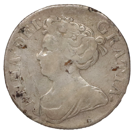 Great Britain 1711 Anne Shilling VF-EF (VF30) Scratched, marks, or impaired