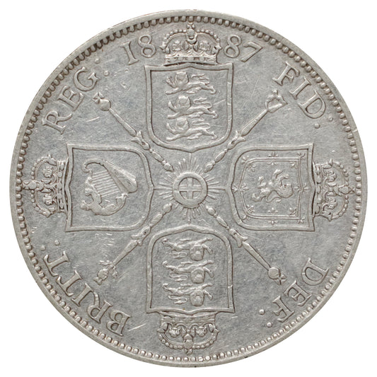 Great Britain 1887 1 Florin Fine (F12) DOD