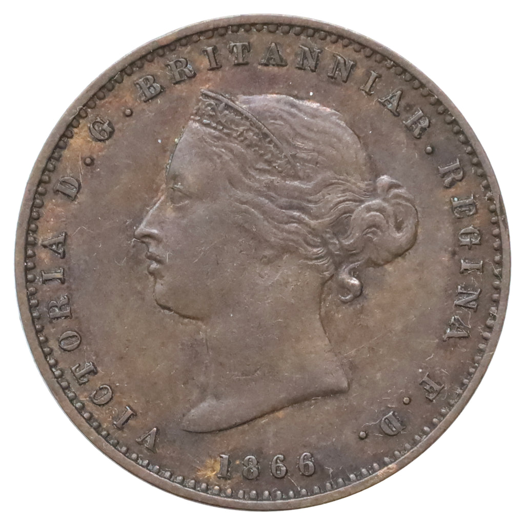 Jersey 1866 1/26th Shilling Almost Uncirculated (AU50) DOD