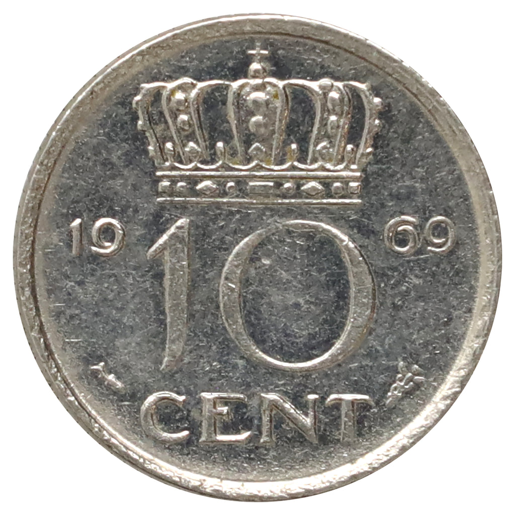 Netherlands 1969 10 Cents (DOD)