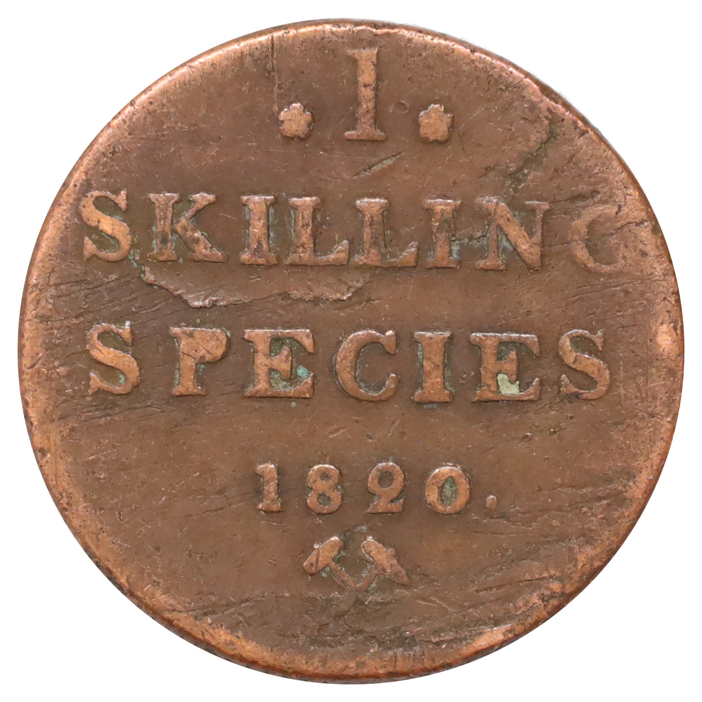Norway 1820 1 Skilling (DOD)
