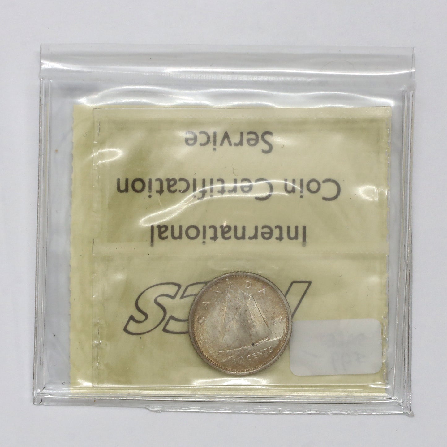 1937 Canada 10-cents ICCS Certified MS65 (Lightly Toned)