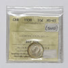 1939 Canada 10-cents ICCS Certified MS65 (Toned)