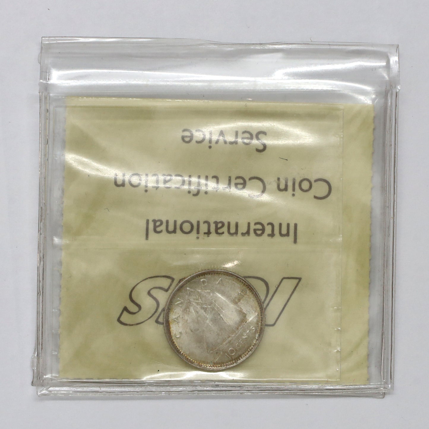 1939 Canada 10-cents ICCS Certified MS65 (Toned)