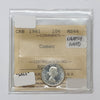 1961 Canada 10-cents ICCS Certified MS64 (Lightly Toned)