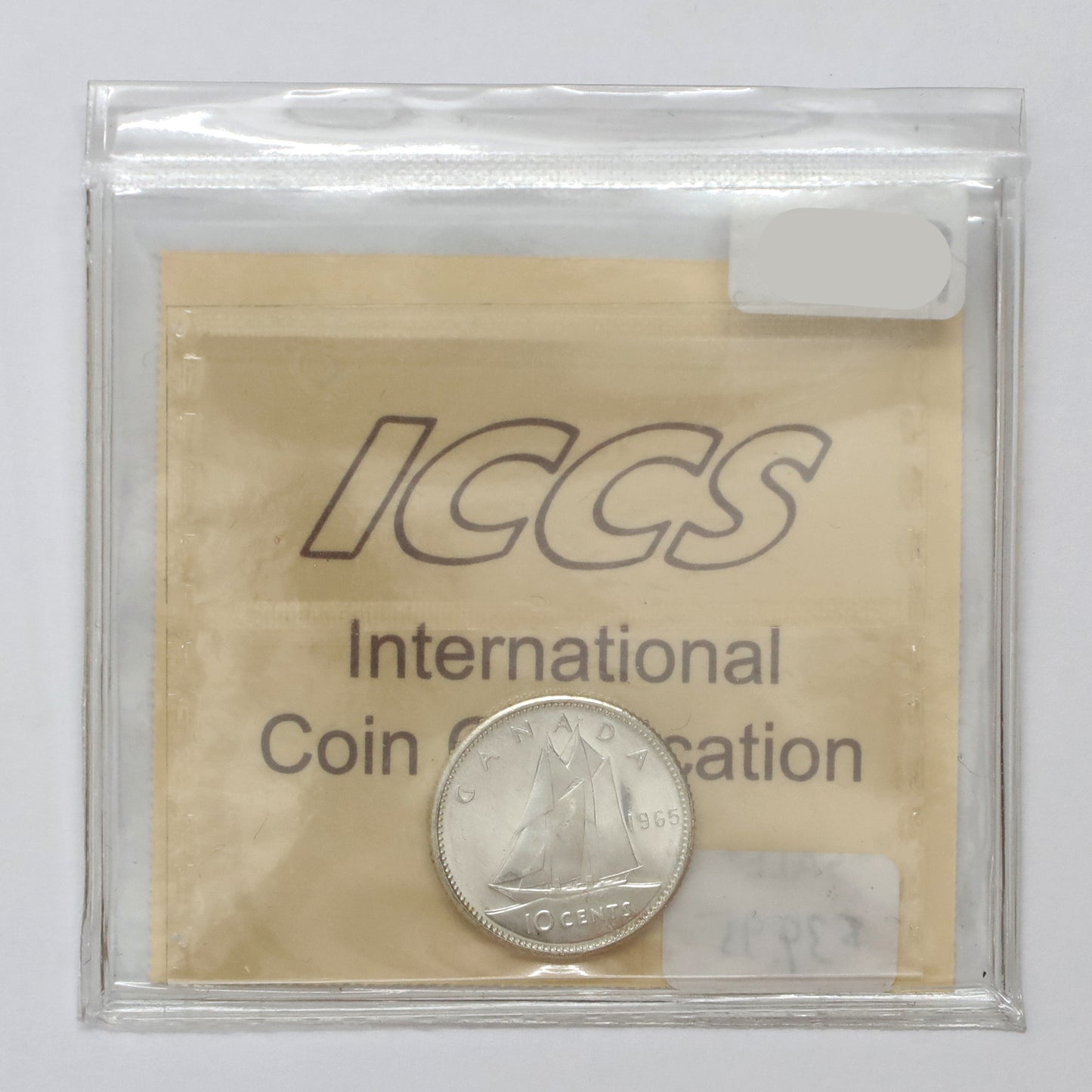 1965 Canada 10-cents ICCS Certified MS66 Cameo (DOD)