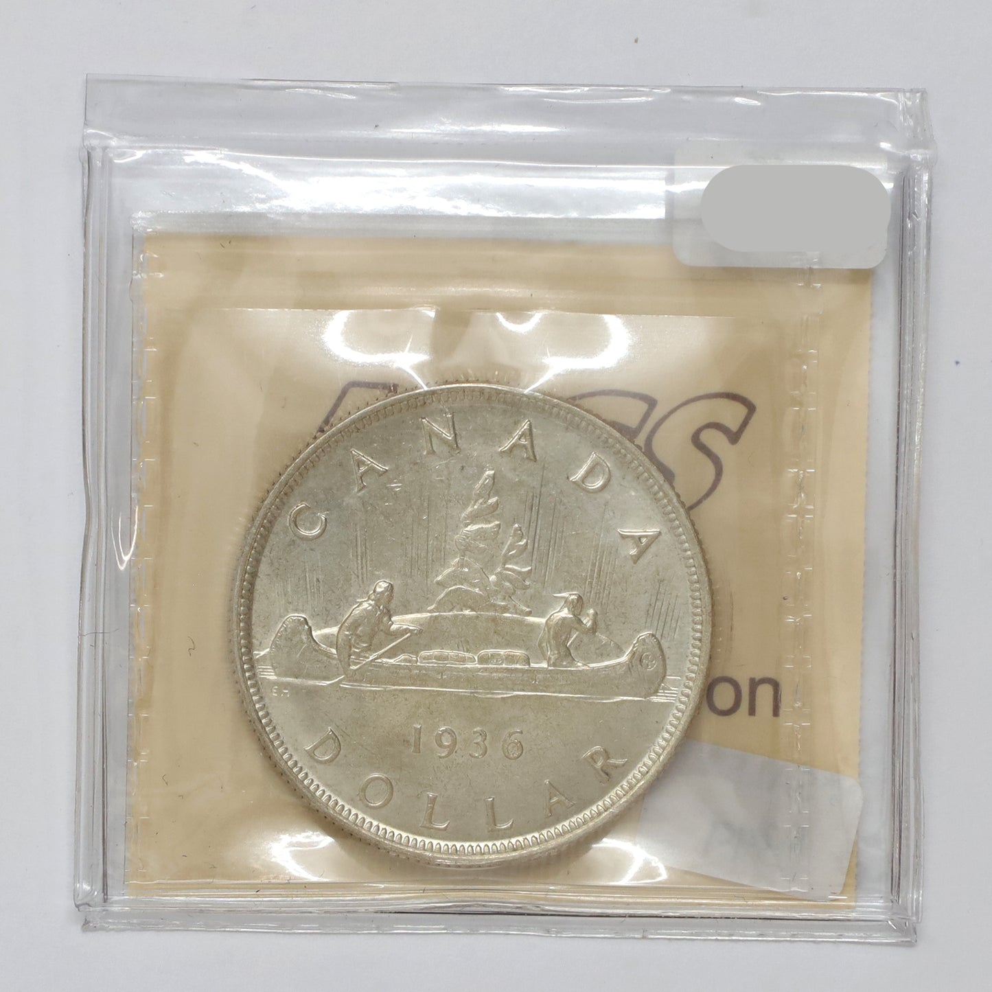 1936 Canada Dollar ICCS Certified MS65 (Lightly Toned)