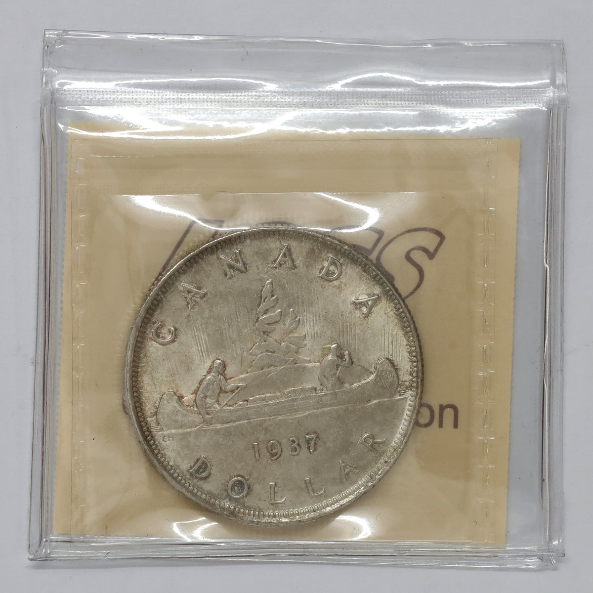 1937 Canada Dollar ICCS Certified MS64 (Lightly Toned)