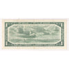 BC-37d-N1-iii 1954 Canada $1 L-B, 3 Digit RADAR Y/F 0866680 VF20 Writing, or impaired