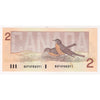 BC-55b 1986 Canada $2 Thiessen-Crow, Small BBP, AU-UNC (AU55) Tears, stain, or impaired