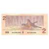 BC-55b-N1-iii 1986 Canada $2 Thiessen-Crow, 4-Digit RADAR BUD2856582, AU50 (DOP)