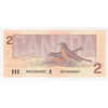 BC-55b-N1-iii 1986 Canada $2 Thiessen-Crow, 4-Digit RADAR BRB3886883, AU50 (DOP)