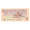 BC-55b-N1-iii 1986 Canada $2 Thiessen-Crow, 3-Digit RADAR BUT8038308, VF20 (DOP)