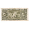 BC-25c 1937 Canada $20 Coyne-Towers, J/E, VG-F (VG10) Tears, writing, or impaired