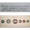 1960 Canada Stamp 1 Variety Proof Like Set - Original White Cardboard
