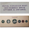 1960 Canada Stamp 4 Variety Proof Like Set - Original White Cardboard