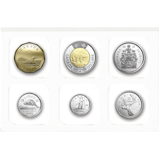 RDC 2019 Canada Classic Uncirculated Proof Like Set (Light Wear)