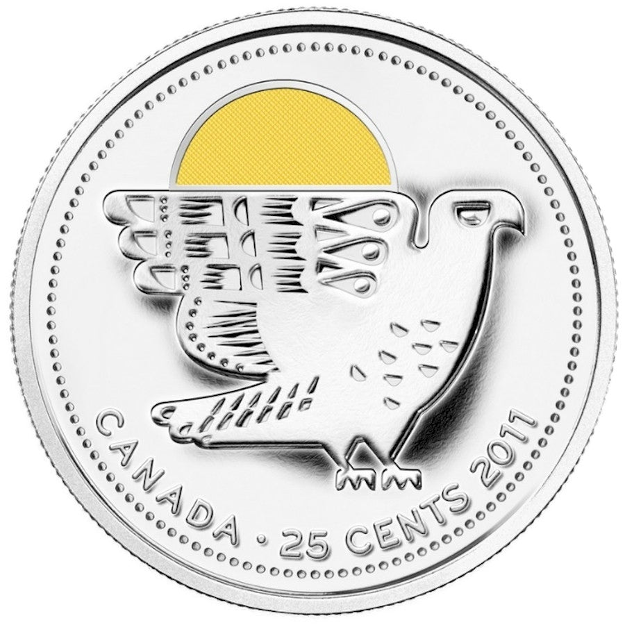 2011 25-cent Canadian Legendary Nature 12-coin Circulation Pack