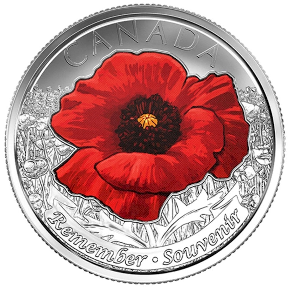 2015 Canada Remembrance: In Flanders Fields & Poppy 6-coin Circulation Pack