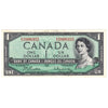 BC-37b 1954 Canada $1 Beattie-Rasminsky, K/O, Extra Fine (EF40)