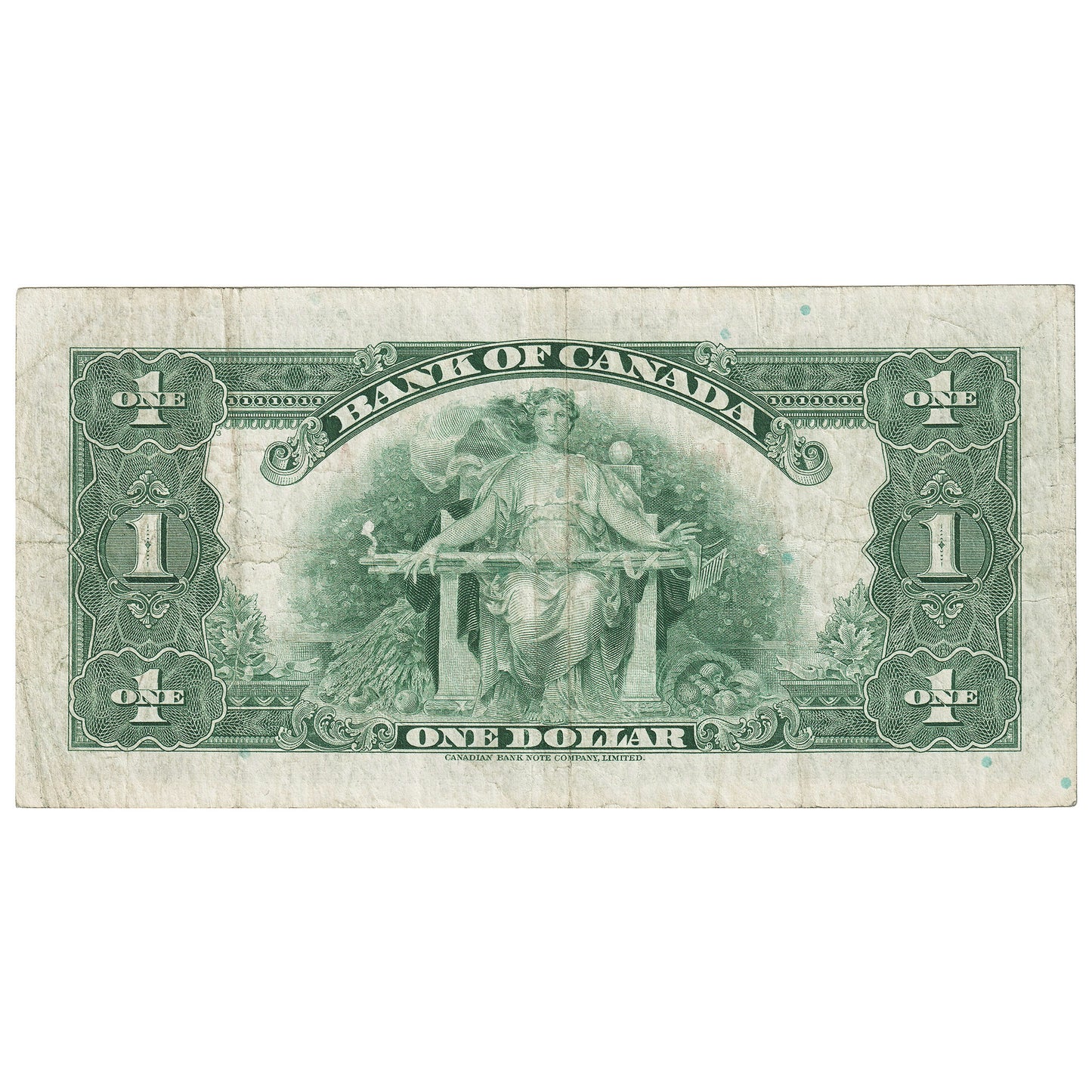 BC-1 1935 Canada $1 Osborne-Towers, English, Series A, F-VF