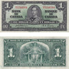 BC-21a 1937 Canada $1 Osborne-Towers, B/A, VF-EF (VF30)