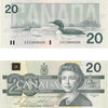 BC-58b 1991 Canada $20 Bonin-Thiessen, ESZ with BPN, AU-UNC (AU55)