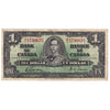 BC-21c 1937 Canada $1 Gordon-Towers, N/L, Fine (F12)