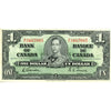 BC-21c 1937 Canada $1 Gordon-Towers, A/L, Very Fine (VF20)