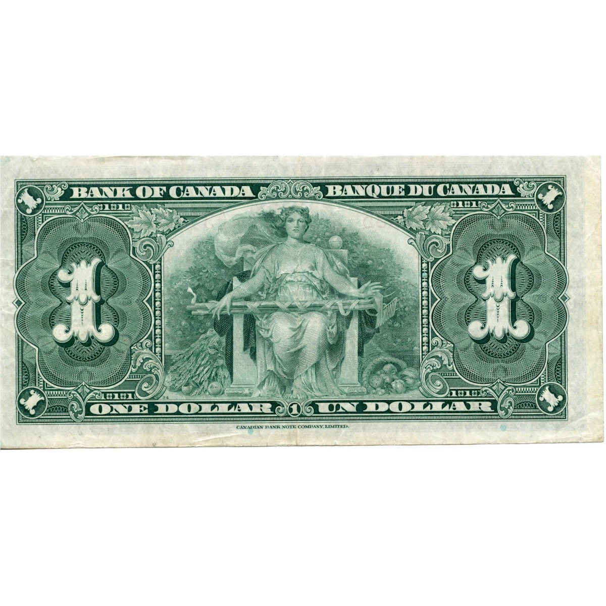 BC-21c 1937 Canada $1 Gordon-Towers, A/L, Very Fine (VF20)