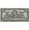 BC-21c 1937 Canada $1 Gordon-Towers, C/L, Very Fine (VF20)