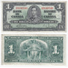BC-21c 1937 Canada $1 Gordon-Towers, D/M, VF-EF