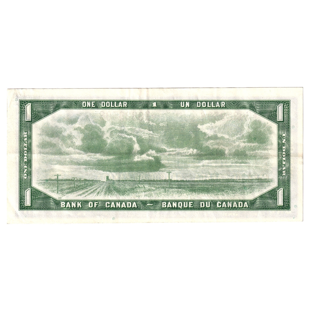 BC-37bA-i 1954 Canada $1 Beattie-Rasminsky, *B/M, No FPN, VF-EF (VF30)