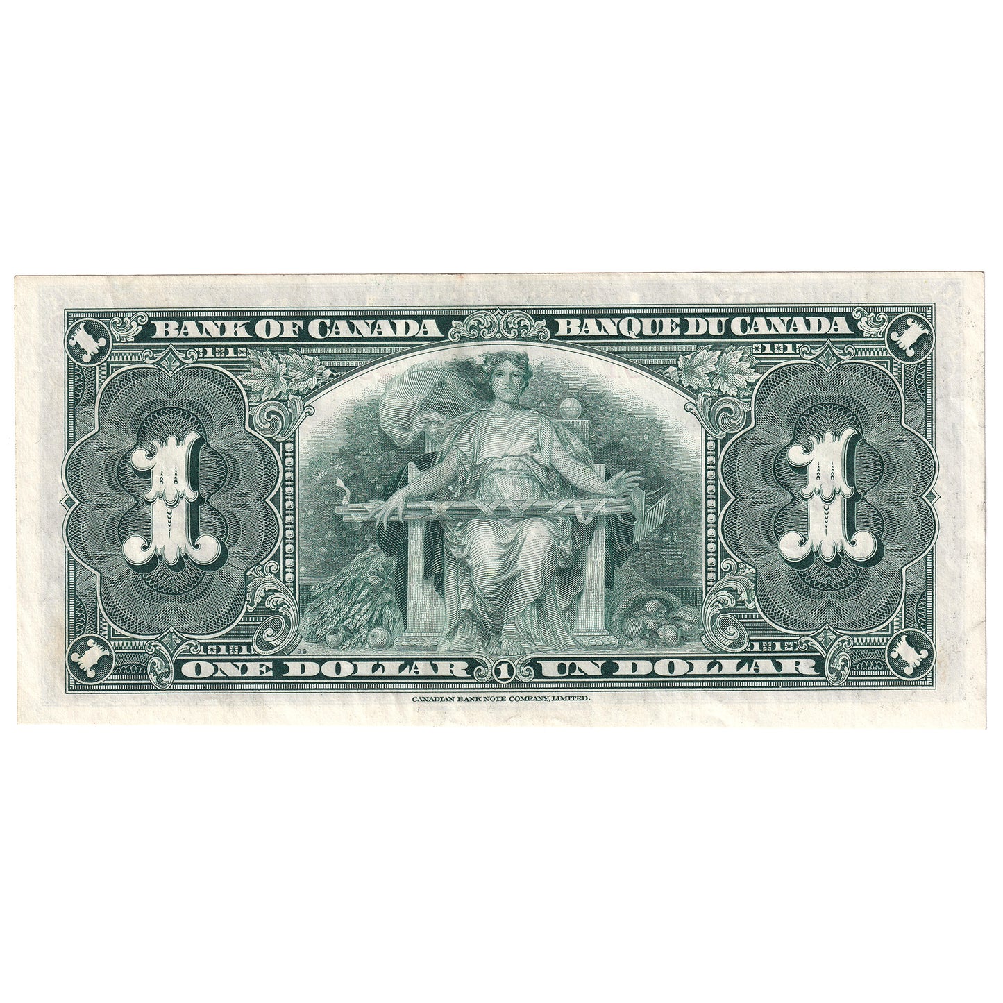 BC-21c 1937 Canada $1 Gordon-Towers, K/M, VF-EF (VF30)