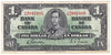 BC-21c 1937 Canada $1 Gordon-Towers, N/M, VF-EF (VF30)