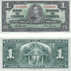 BC-21c 1937 Canada $1 Gordon-Towers, R/A, Very Fine (VF20)