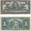 BC-21c 1937 Canada $1 Gordon-Towers, Y/A, VF