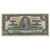 BC-21c 1937 Canada $1 Gordon-Towers, Z/A, VG-F (VG10)