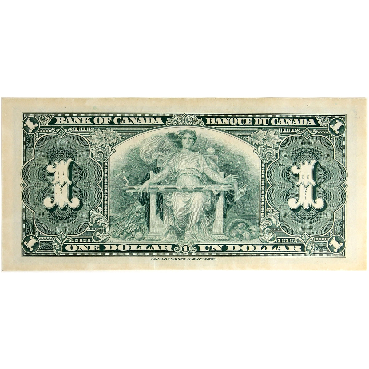 BC-21c 1937 Canada $1 Gordon-Towers, Z/L, Extra Fine (EF40)